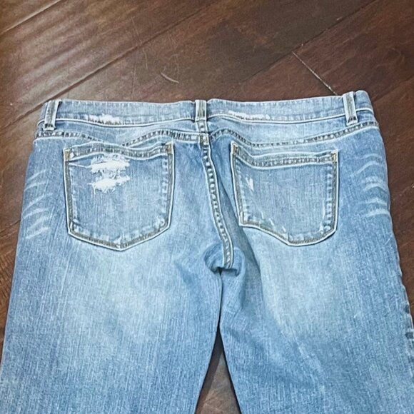 London Jeans Bootcut Distressed size 6 - Picture 9 of 10